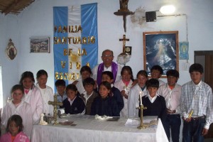 Primera Comunion de niños de San José de Chaquivil